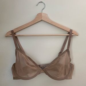 CUUP the Plunge Mesh Bra Taupe 34D